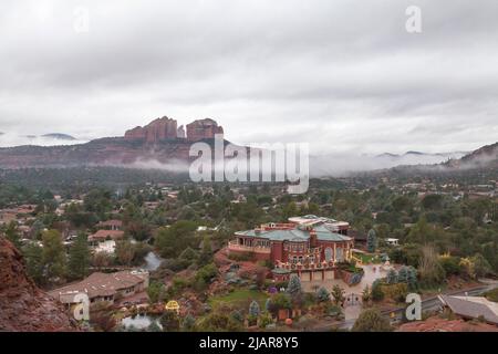 Ioan Cosmescu Mansion, Sedona, Arizona, USA Stockfoto