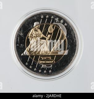 Euro Collection ein Münzbild, 2 Euro für die Republik Polen; 2003 Stockfoto