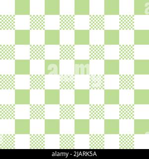 Vichy Nahtlos. Pastellfarbenes Gingham-Muster. Hintergrund für Ostern, Tapete, Decke. Stock Vektor