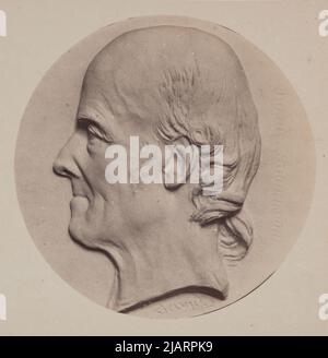 Medaillon-Schöpfer Pierre Jean David d'Angers Stockfoto