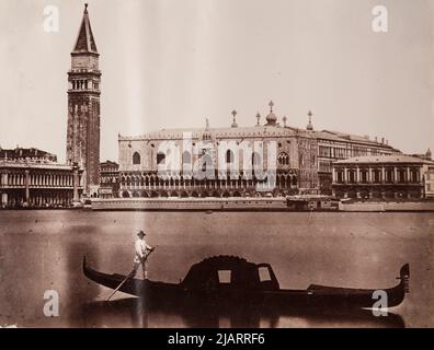 VENEDIG – Blick auf den Markusplatz Sommer, Giorgio (Georg) (1834 1914) Stockfoto