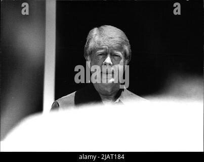 Jimmy Carter, Mitglied der demokratischen Partei und US-Präsident von 1977 bis 1981. Stockfoto