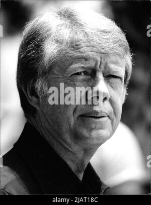 Jimmy Carter, Mitglied der demokratischen Partei und US-Präsident von 1977 bis 1981. Stockfoto