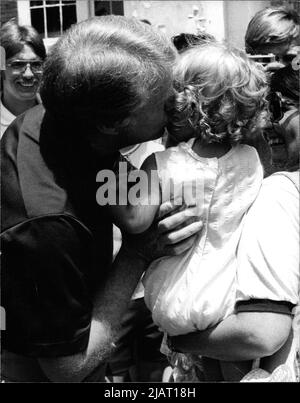 Jimmy Carter, Mitglied der demokratischen Partei und US-Präsident von 1977 bis 1981. Stockfoto