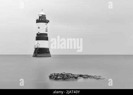 Penmon Lighthouse, Anglesey, Wales Stockfoto