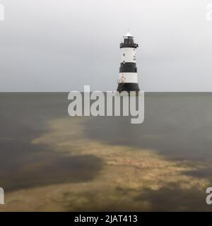 Penmon Lighthouse, Anglesey, Wales Stockfoto