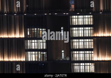 Doha Oasis Theme Park Building in Msheireb Downtown. Doha-Quest Stockfoto