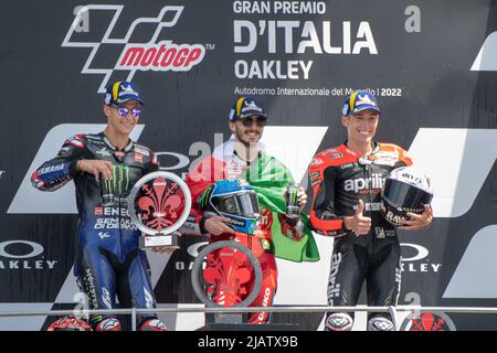 Mgello Circuit, Scaperia, Italien. 29.. Mai 2022 MotoGP Grand Prix von Italien Aleix Espargaro Aprilia Racing Stockfoto