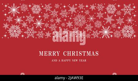 Frohe Weihnachten Und Glückliches Neues Jahr Abstrakter Hintergrund Mit Text Raum, Vektor-Illustration. Stock Vektor