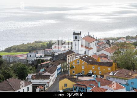 Landschaften und Ansichten und Natur der Azoren Sao Miguel Ponta Delgada, Mosteiros, Sete Cidades, Furnas, Lagoa do Fogo Stockfoto