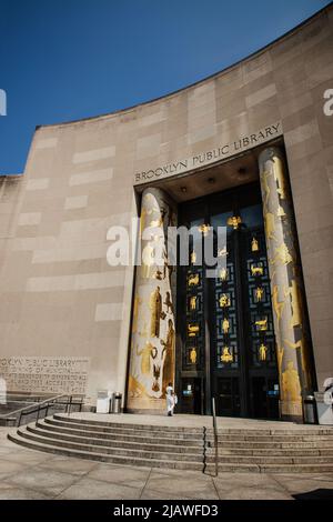 Brooklyn Public Library, Grand Army Plaza, Brooklyn, New York City Stockfoto