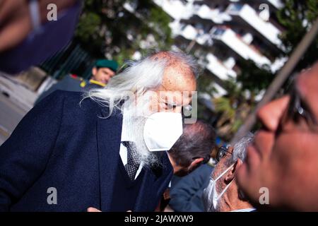 Il padre del poliziotto asassinato da Cosa Nostra, Nino Agostino, Vincenzo Stockfoto