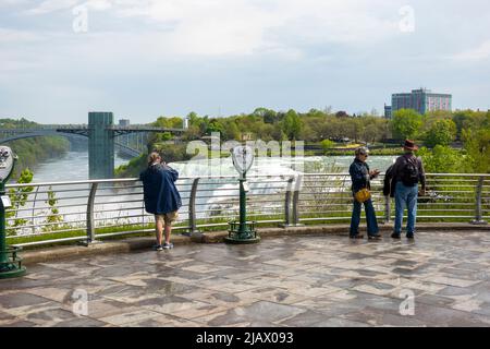 Niagara Falls State Park in New York Stockfoto