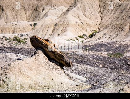 Felsformation in Toadstool geologic Park.in das Oglala National Grasland. In der Nähe von Crawford Nebraska Stockfoto