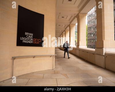 BCLP, Bryan Cave Leighton Paisner Büros Central London Stockfoto