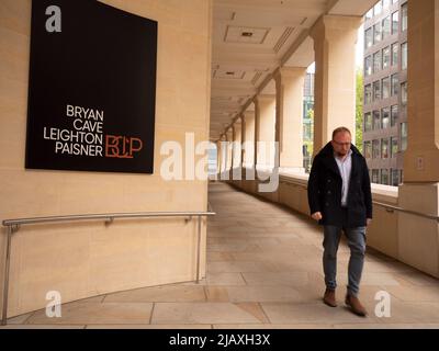 BCLP, Bryan Cave Leighton Paisner Büros Central London Stockfoto