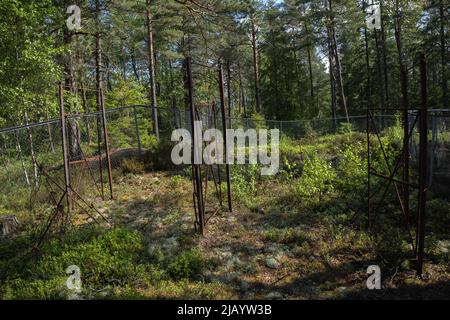 Sarpsborg, Norwegen - 20. Mai 2022: Die Festung Ravneberget liegt nördlich von Sarpsborg und ist zusammen mit Greaker for Teil der Festung Sarpsborg Stockfoto