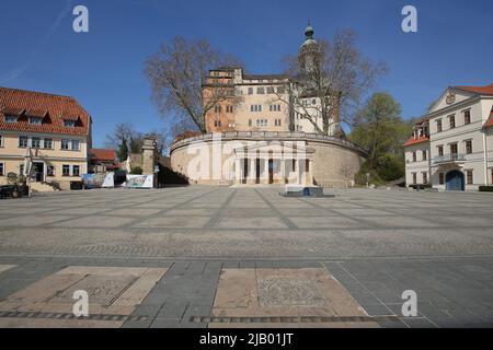 Alte Wache und Burg in Sondershausen, Thüringen, Deutschland Stockfoto