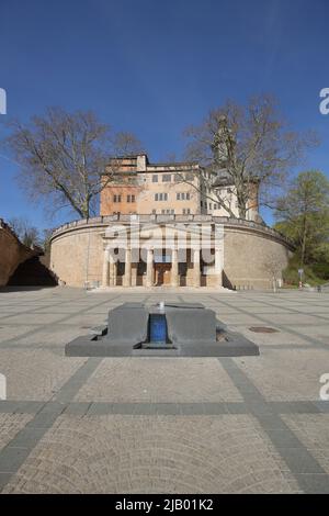 Alte Wache und Burg in Sondershausen, Thüringen, Deutschland Stockfoto