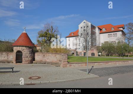 Schloss und Museum in Bad Frankenhausen, Thüringen, Deutschland Stockfoto