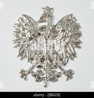 Patriotisches Abzeichen, unbekanntes Etikett Stockfoto