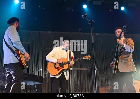 31. Mai 2022, Rom, Italien, Italien: Fulminacci während der Konzert Tante Cose Tour im Atlantico am 31.. Mai 2022 in Rom, Italien. (Bild: © C)Domenico Cippitelli/Pacific Press via ZUMA Press Wire) Stockfoto