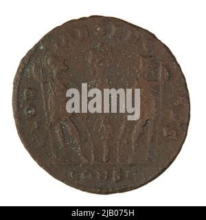 Römisches Reich, Konstans (337 350), Constantinopolis, 331 334 N.E; AE3 Constans, Münzstätte von Konstantinopel Stockfoto