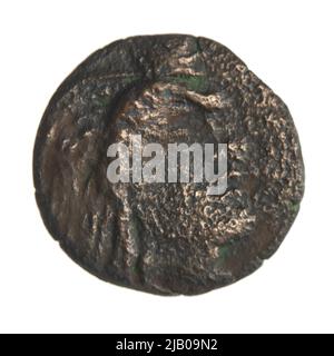 Griechenland, Kimerian Bospor, PantiKapajon, letztes Viertel des 4.. Jahrhunderts, Bronze, Bronzemeze (AE) Panticapaeum Stockfoto