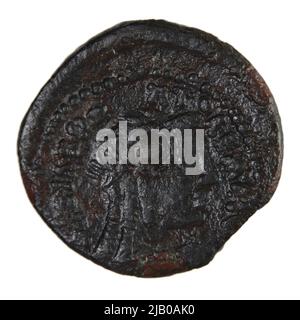 Griechenland, Ägypten, Ptolemäus IV. – Ptolemäus VIII. (221–180 v. Chr.), Cyrene, Cyrene, Bronze (AE) Cyrene Mint Stockfoto