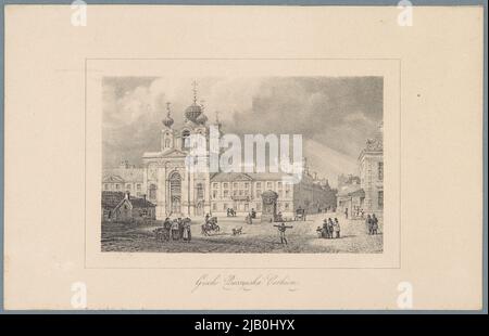 Griechisch-russische Kirche in Warschau unbekannt Stockfoto