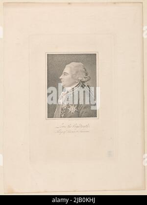 Ludwig der achtzehnte König von Frankreich und Navarra (Ludwig XVIII. König von Frankreich und Navarra) Hopwood, James II. (1795 1855), Danloux, Henri Pierre (1753 1809), Peter Jackson, London & Paris Stockfoto