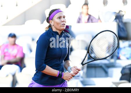 Paris, Frankreich. 31.. Mai 2022. Lucie Hradecka aus Tschechien während der French Open, Grand Slam Tennisturnier am 31. Mai 2022 im Roland-Garros-Stadion in Paris, Frankreich - Quelle: Victor Joly/Alamy Live News Stockfoto