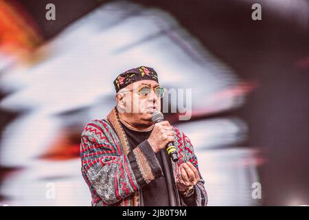 Rom, Italien. 01.. Mai 2016. Peppe Barra gesehen tritt in Rom. (Foto von Valeria Magri/SOPA Images/Sipa USA) Quelle: SIPA USA/Alamy Live News Stockfoto