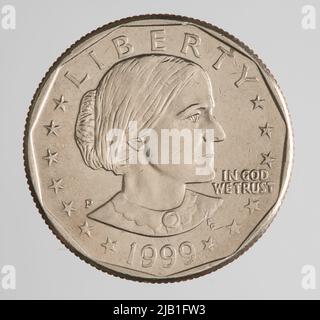 Vereinigte Staaten von Amerika, 1 Dollar, Philadelphia; 1999 Mint of Philadelphia, Gasparro, Frank (1909 2001) Stockfoto