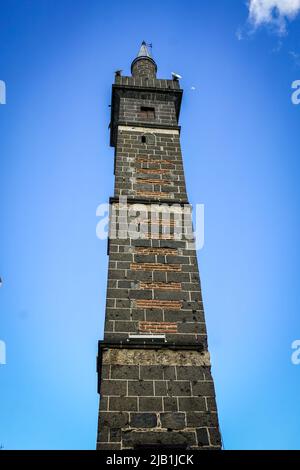 8 Mai 2022 Diyarbakir Türkei. Sheikh Matar vierbeinige Minarett-Moschee in Diyarbakir Stockfoto