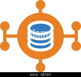 „Komplexität“, „Massive“, „Big Data“-Symbol. Editierbare Vektor-EPS. Akribisch Design und gut organisiert einfachen Vektor. Stock Vektor