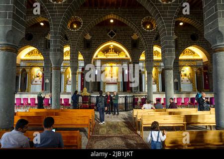 8 Mai 2022 Diyarbakir Türkei. Surp Giragos Armenische Kirche in Diyarbakir Stockfoto