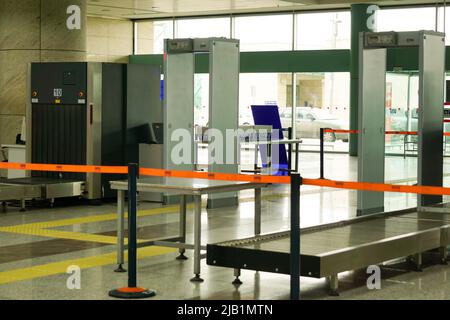 7 Mai 2022 Ankara Türkei. Röntgen am Flughafen Esenboga in Ankara, Türkei Stockfoto