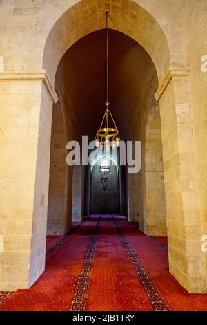 Artuklu Mardin, Türkei 7. Mai 2022 Innere von Ulu Cami, auch bekannt als große Moschee von Mardin Stockfoto