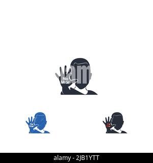 Kein Symbol für das Zeichen des Weltkriegs. Stop war Grunge Gummistempeltext. Sagen Sie Nein zur Vorlage „war Design“ Stock Vektor