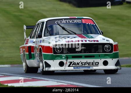 Malcolm Harding, Ford Escort Zakspeed MK2 BDG, Youngtimer Touring Car Challenge, ein eklektischer Mix aus Tourenwagen, Sportwagen, Prototypen, Le Mans ca. Stockfoto