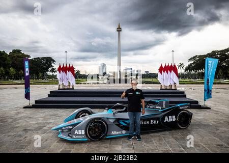 BASWEDAN Anies, Gouverneur von DKI Jakarta, Portrait Meet and Greet während des Jakarta ePrix 2022, 6. Treffen der ABB FIA Formel E Weltmeisterschaft 2021-22, auf dem Jakarta International e-Prix Kurs vom 2. Bis 4. Juni in Jakarta - Foto Germain Hazard / DPPI Stockfoto