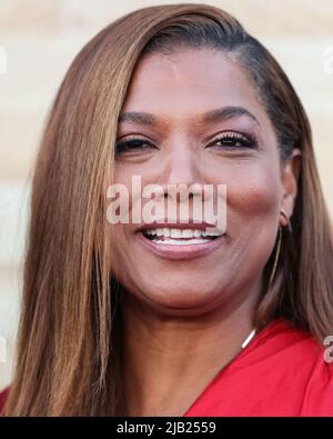 WESTWOOD, LOS ANGELES, KALIFORNIEN, USA - 01. JUNI: Die amerikanische Rapperin/Schauspielerin Queen Latifah kommt zur Los Angeles-Premiere von Netflix's 'Hustle', die am 1. Juni 2022 im Regency Village Theatre in Westwood, Los Angeles, Kalifornien, USA, stattfand. (Foto von Xavier Collin/Image Press Agency) Stockfoto