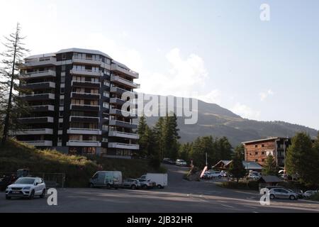 VARs Les Claux, Hautes-Alpes en été Stockfoto