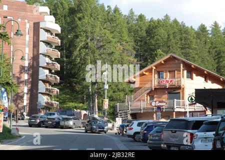 VARs Les Claux, Hautes-Alpes en été Stockfoto