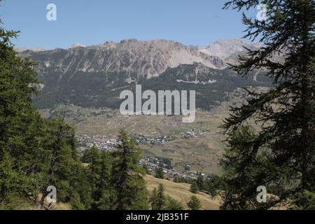 VARs Sainte-Catherine vue d'en haut Stockfoto