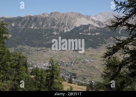 VARs Sainte-Catherine vue d'en haut Stockfoto