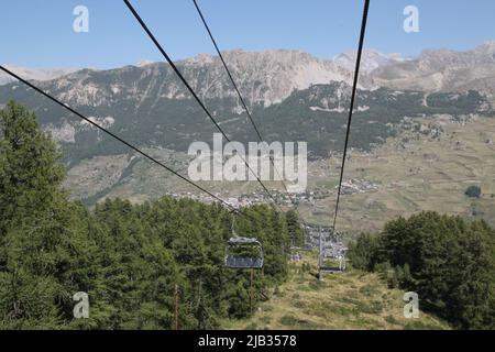 VARs Sainte-Catherine vue d'en haut Stockfoto