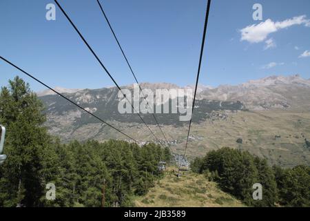 VARs Sainte-Catherine vue d'en haut Stockfoto