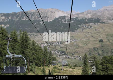 VARs Sainte-Catherine vue d'en haut Stockfoto